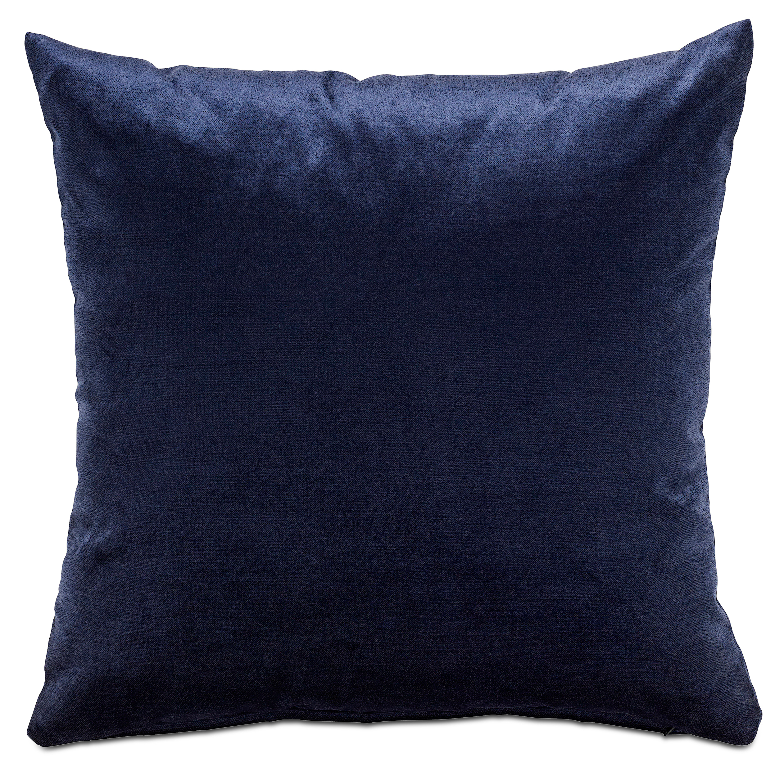 Velour pude - M�rk bl� - 58x58