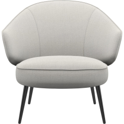 Lnestol - Hvidt stof