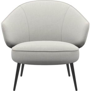 Lnestol - Hvidt stof