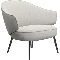 Lnestol - Hvidt stof