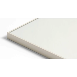 Spejl - Lys gr� kant - 120 x 40