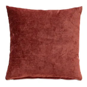 Pude - Mrk rd stof - 58x58