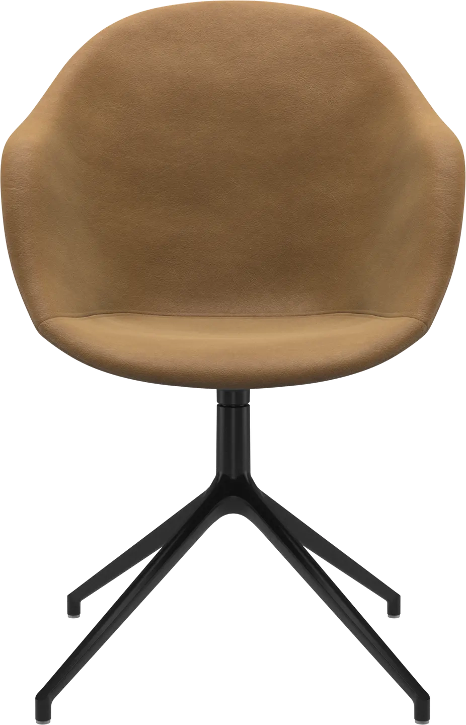 6 stk. Spisestole - Cognacfarvet lder