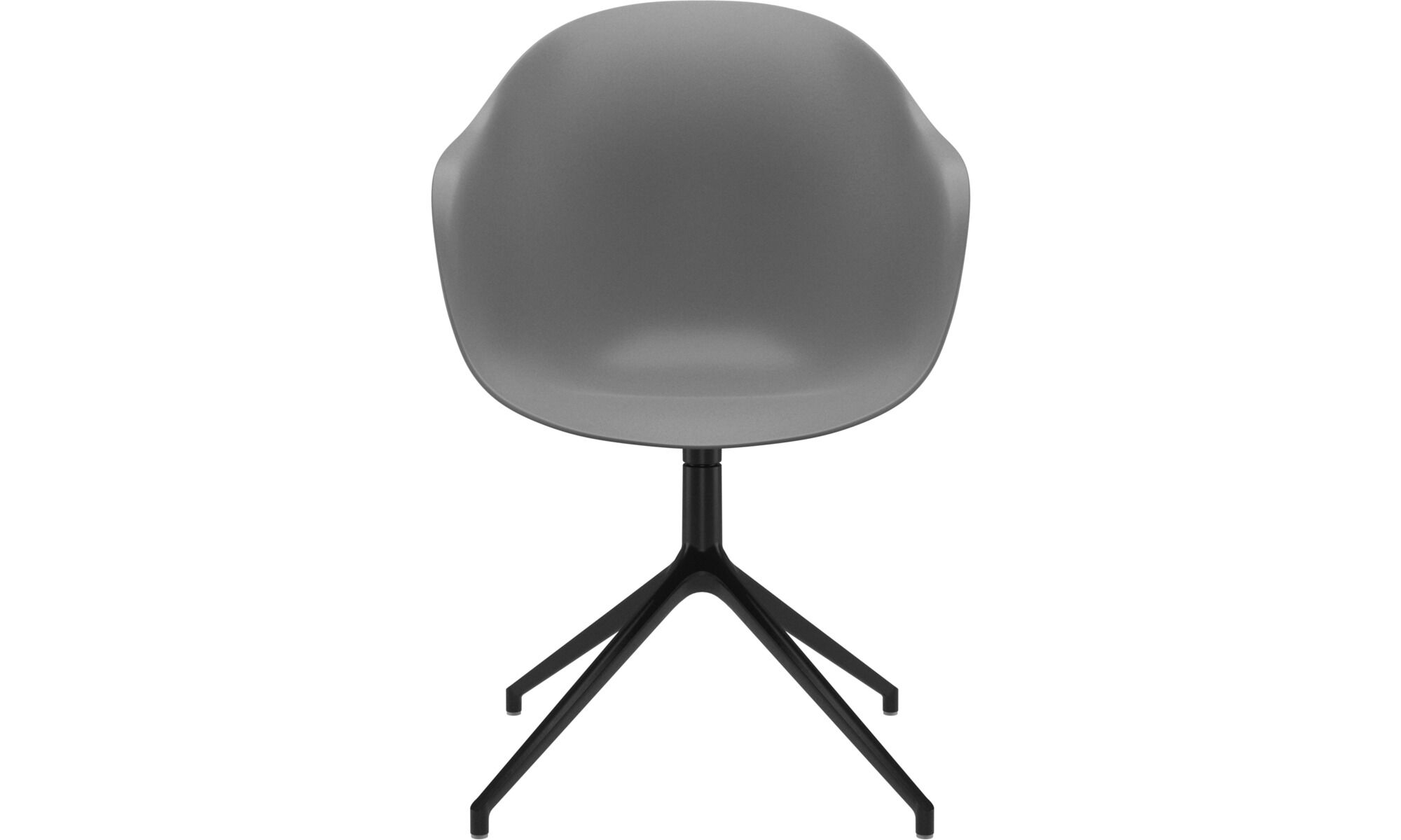 6 stk. Spisestole - Gr� plast