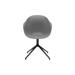 6 stk. Spisestole - Gr� plast