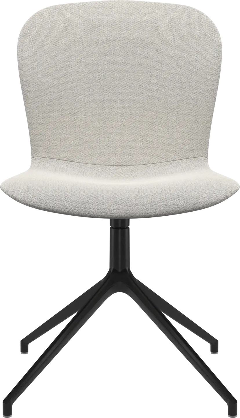 8 stk. Spisestole - Hvid stof