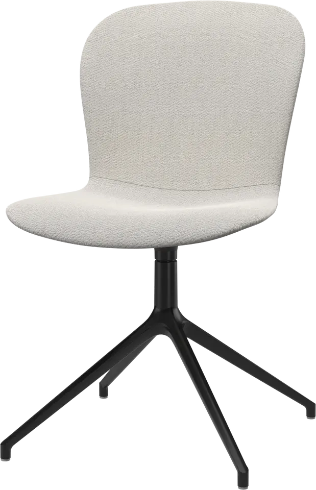 8 stk. Spisestole - Hvid stof