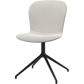 8 stk. Spisestole - Hvid stof