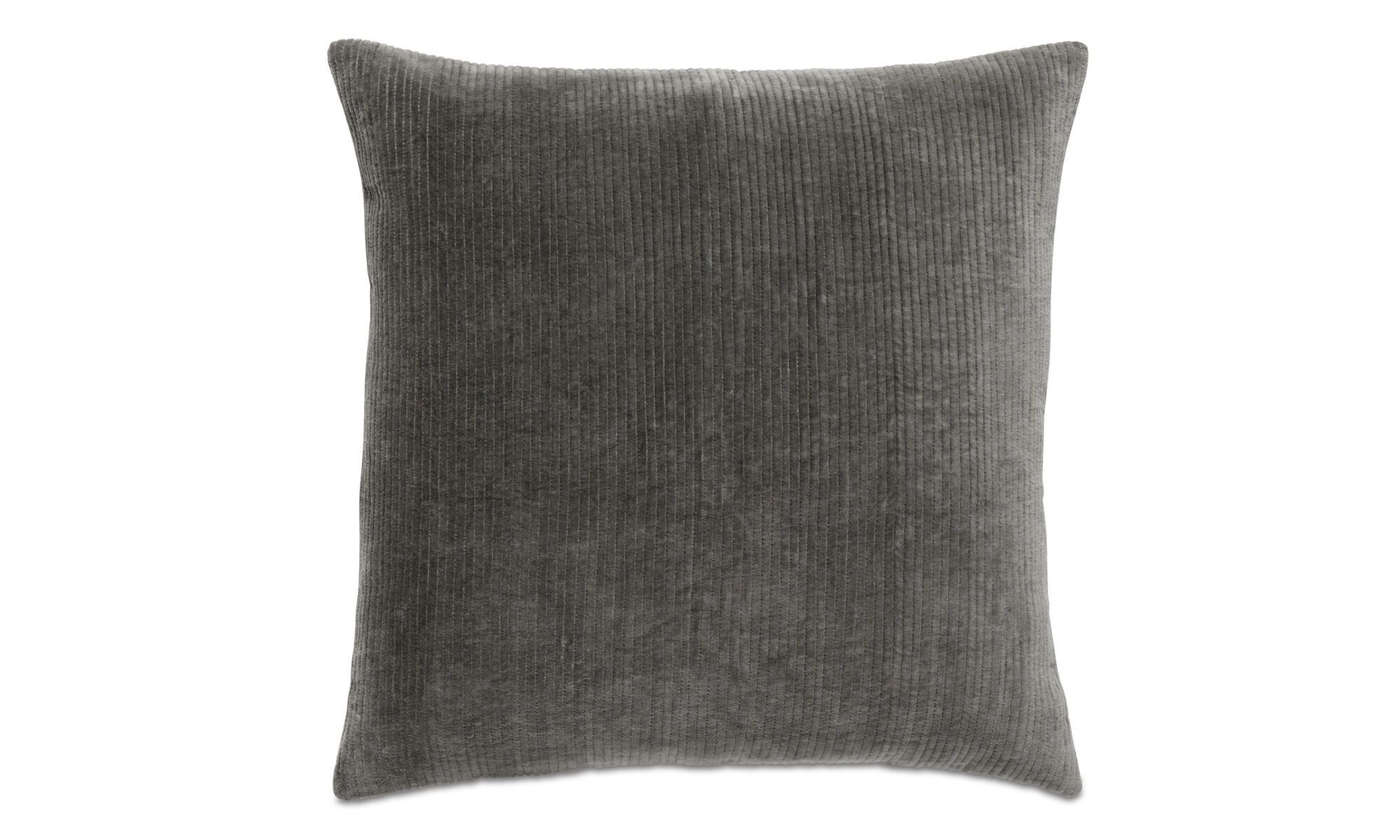 Pude - Gr stof - 58x58 cm