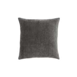 Pude - Gr stof - 58x58 cm