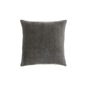 Pude - Gr stof - 58x58 cm