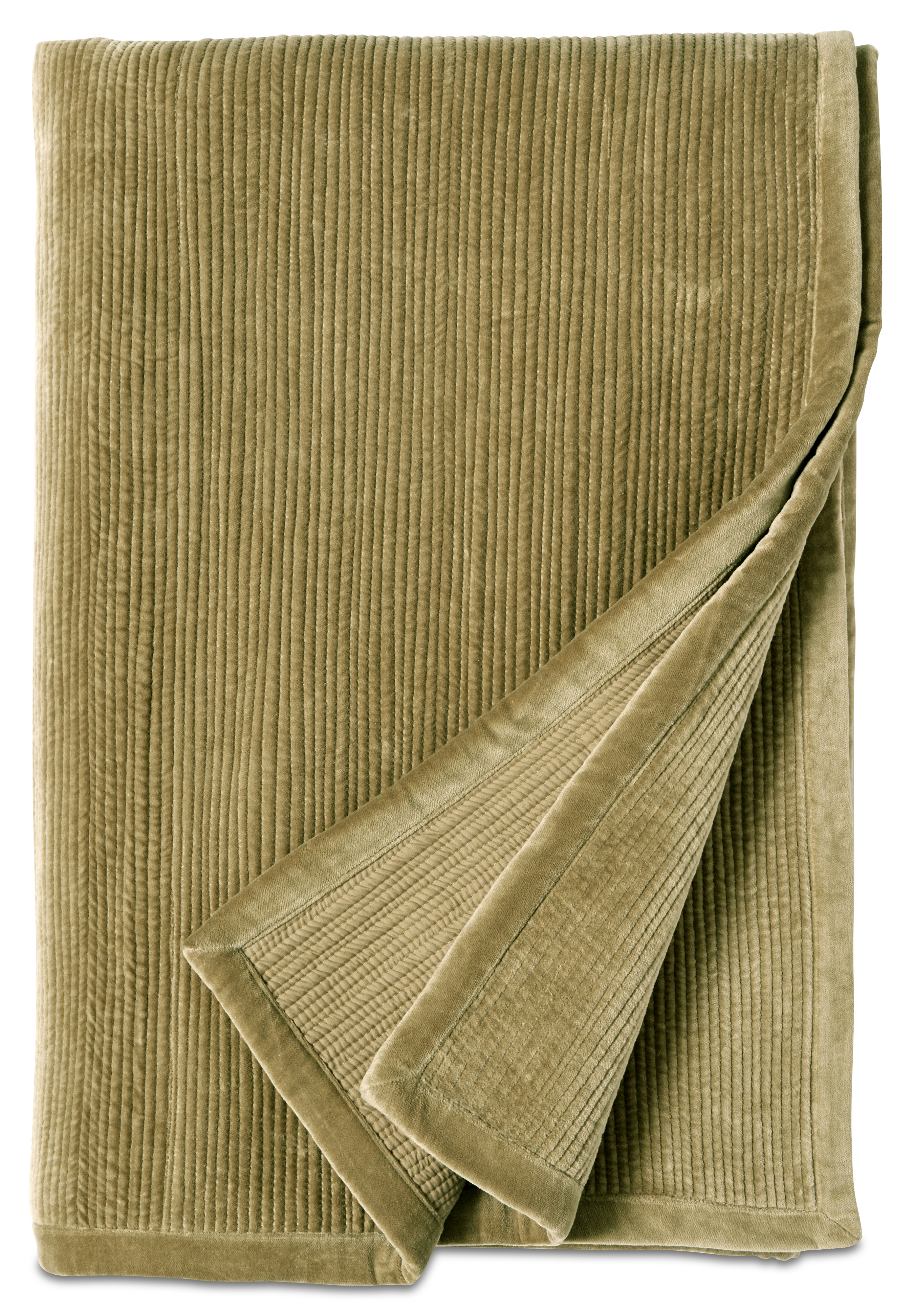 Sengetppe - Mrk gul - 250x250 cm