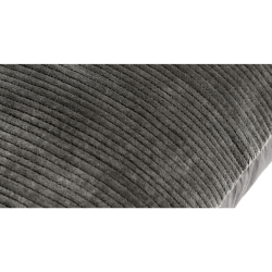 Pude - Gr stof - 58x58 cm