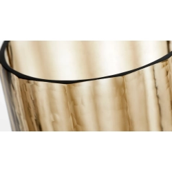 Glasvase - Stvet brun