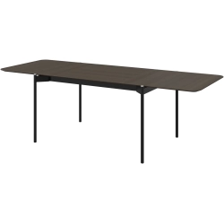 Spisebord med udtrk - Mrk eg