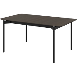 Spisebord med udtrk - Mrk eg