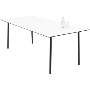 Udend�rs spisebord - Hvid compact laminat