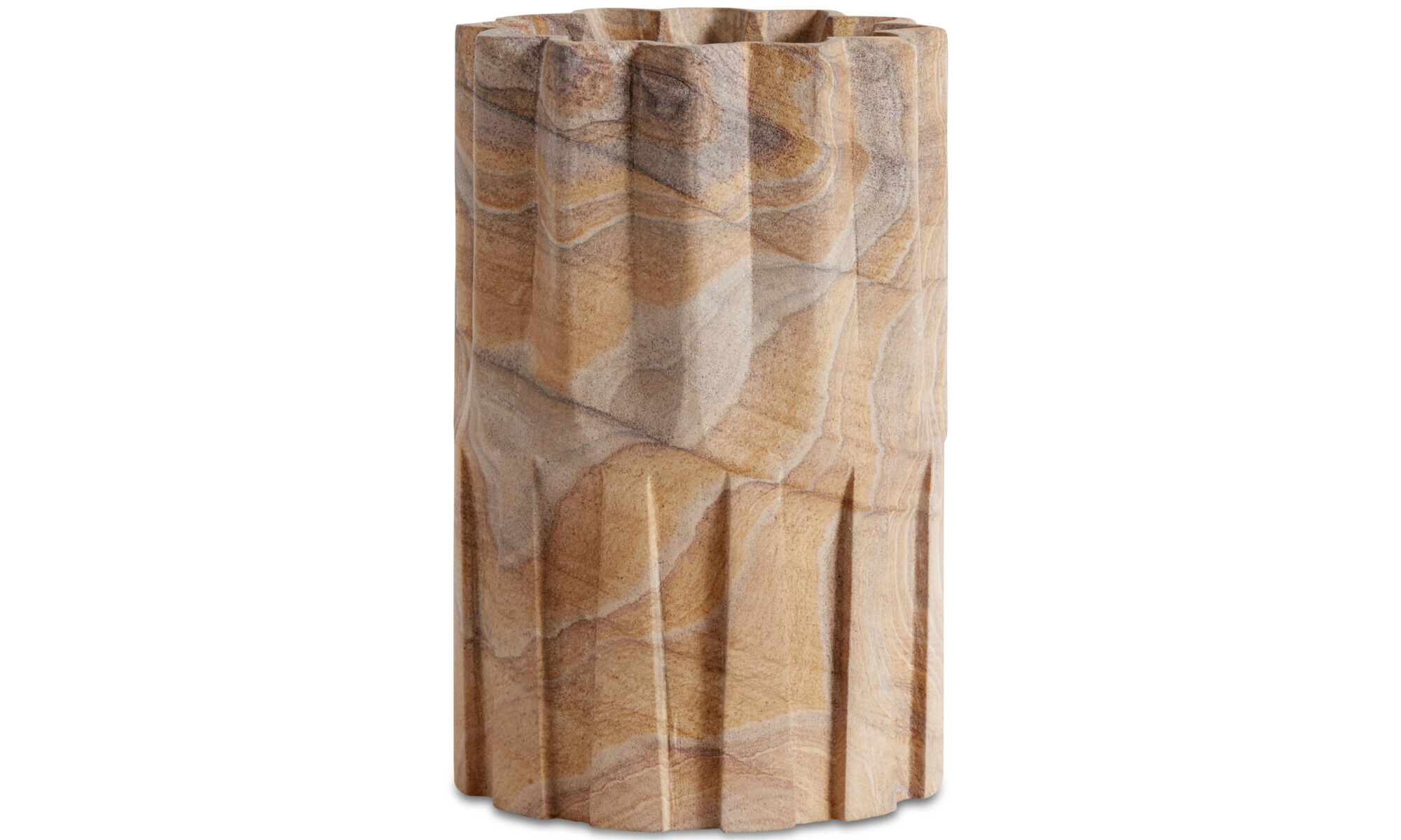 Vase - St�vet brun / Sand