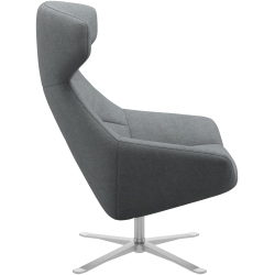 Lnestol - Lys gr stof