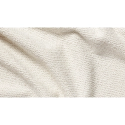 Hj�rnesofa + puf - Hvidt stof