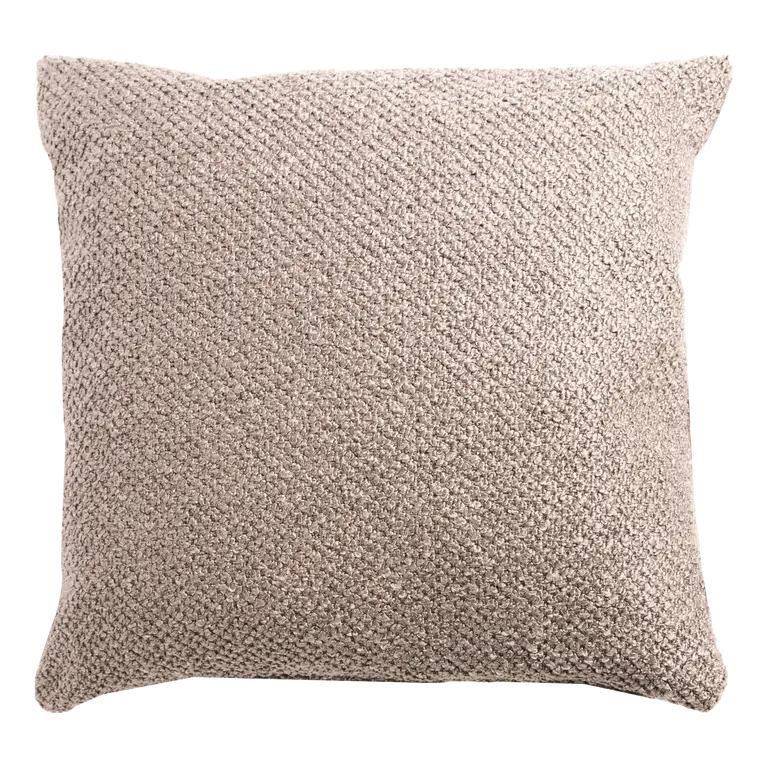 Boucl� pude - Latte - 43x43 cm.