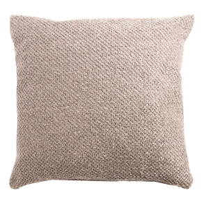 Boucl� pude - Latte - 43x43 cm.