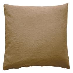 Boucle pude - Sennepsfarvet - 43x43