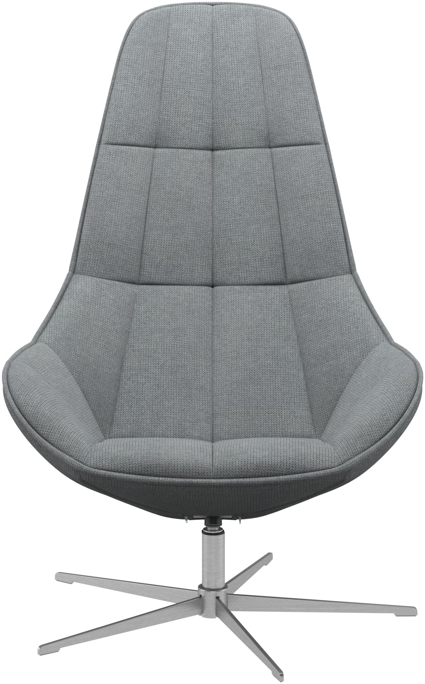 Lnestol - Lys gr stof