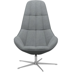 Lnestol - Lys gr stof