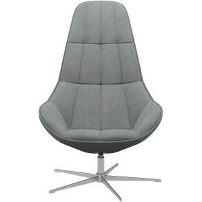 Lnestol - Lys gr stof