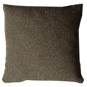 Boucl� pude - M�rk gr�n stof - 43x43