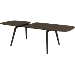 Spisebord med udtr�k - M�rk eg