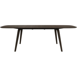 Spisebord med udtr�k - M�rk eg