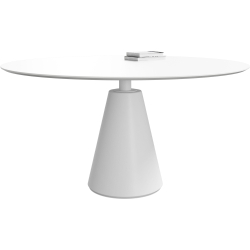 Spisebord - Hvid lakeret