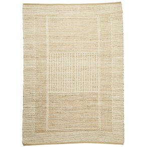 T�ppe - Lys sand / Hvid - 170x240