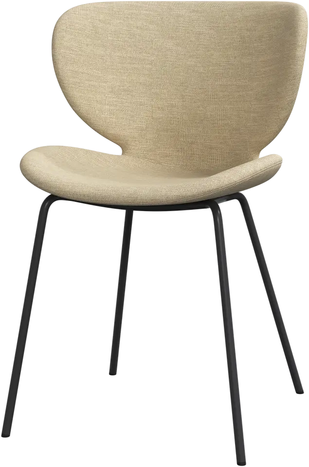 6 stk. Spisestole - Beige stof