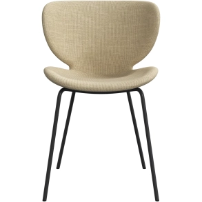 10 stk. Spisestole - Sandfarvet stof