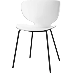 6 stk. Spisestole - Hvid plast