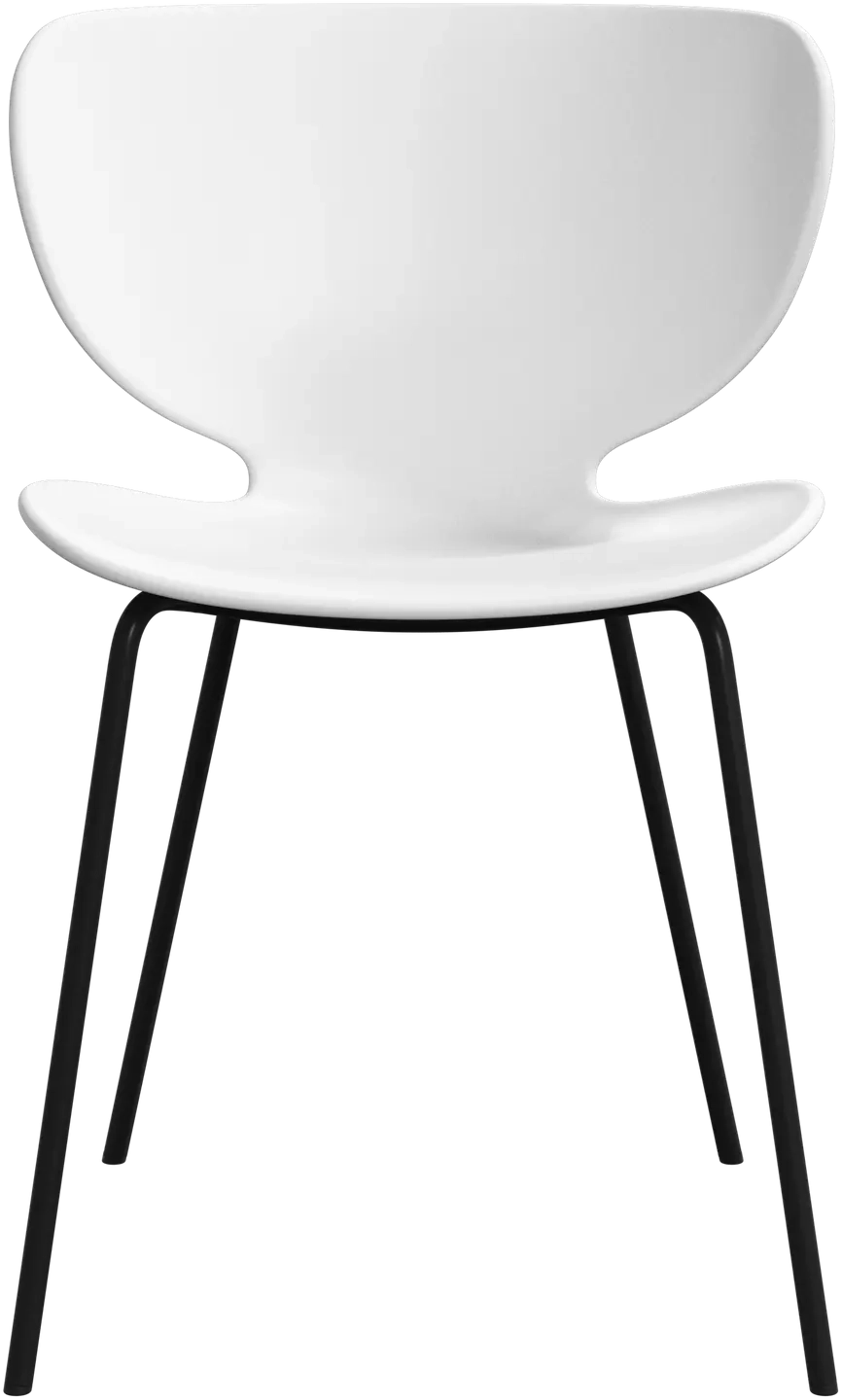 6 stk. Spisestole - Hvid plast