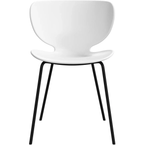 6 stk. Spisestole - Hvid plast