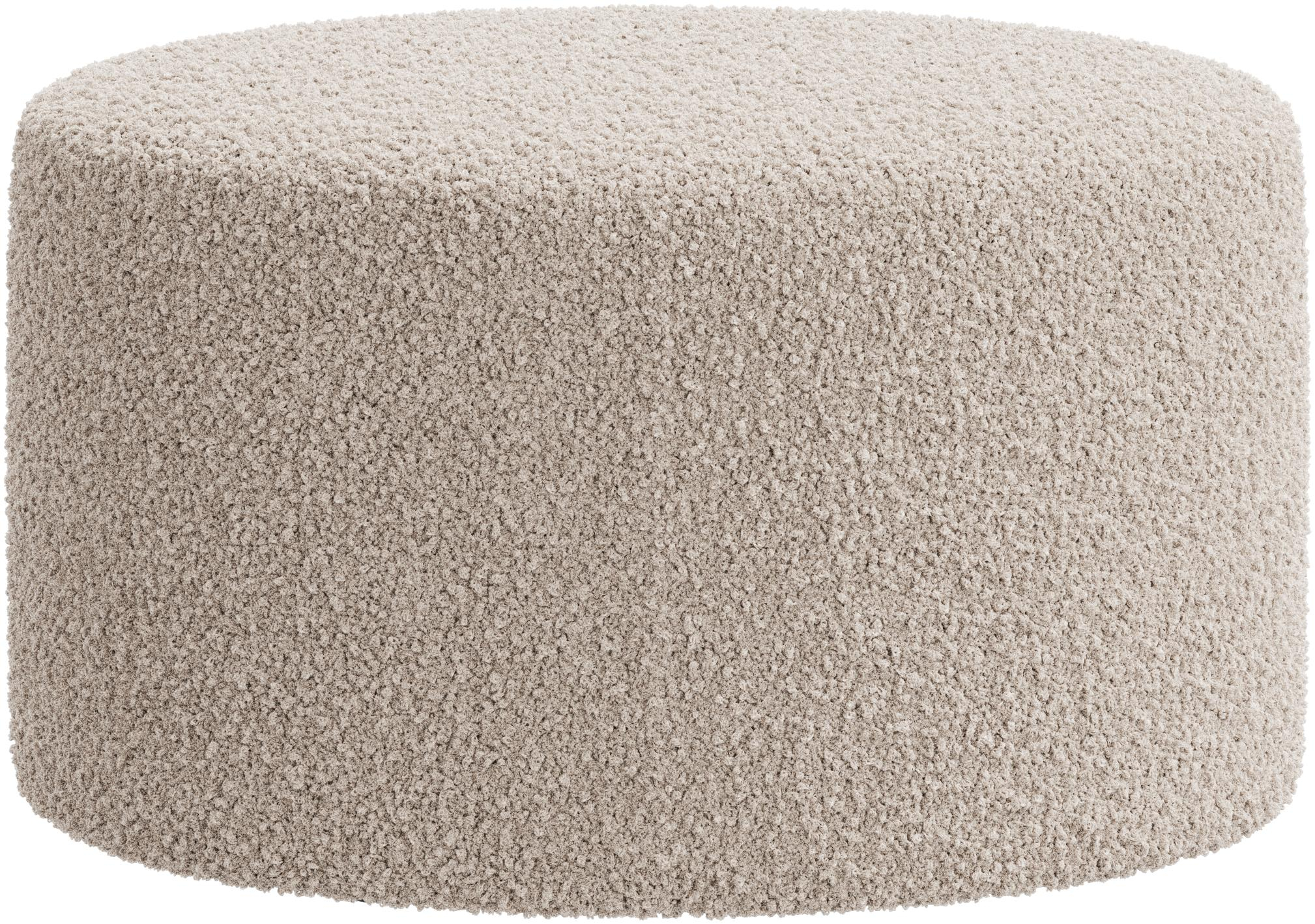 Puf - Beige Boucl�