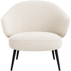 L�nestol - Hvid boucl�