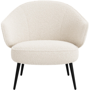 L�nestol - Hvid boucl�