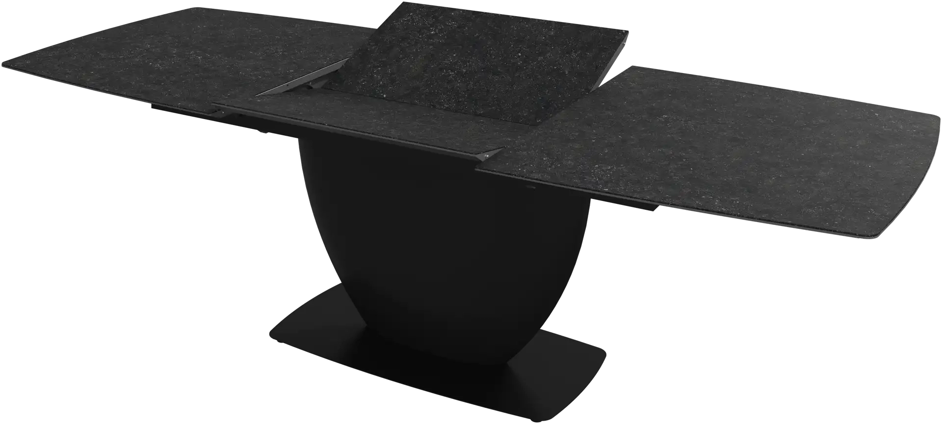 Spisebord med udtr�k - M�rkegr� keramik