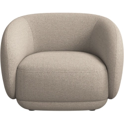 L�nestol - Beige stof