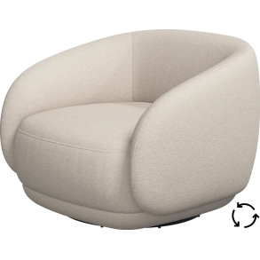 L�nestol - Beige stof