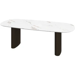 Spisebord - Hvid keramik