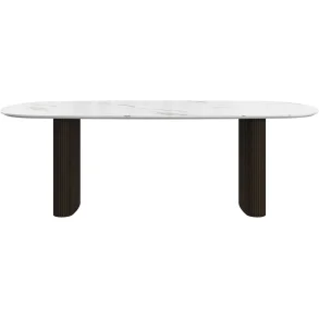 Spisebord - Hvid keramik