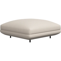 2p. Sofa + puf - Beige stof