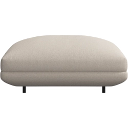 2p. Sofa + puf - Beige stof